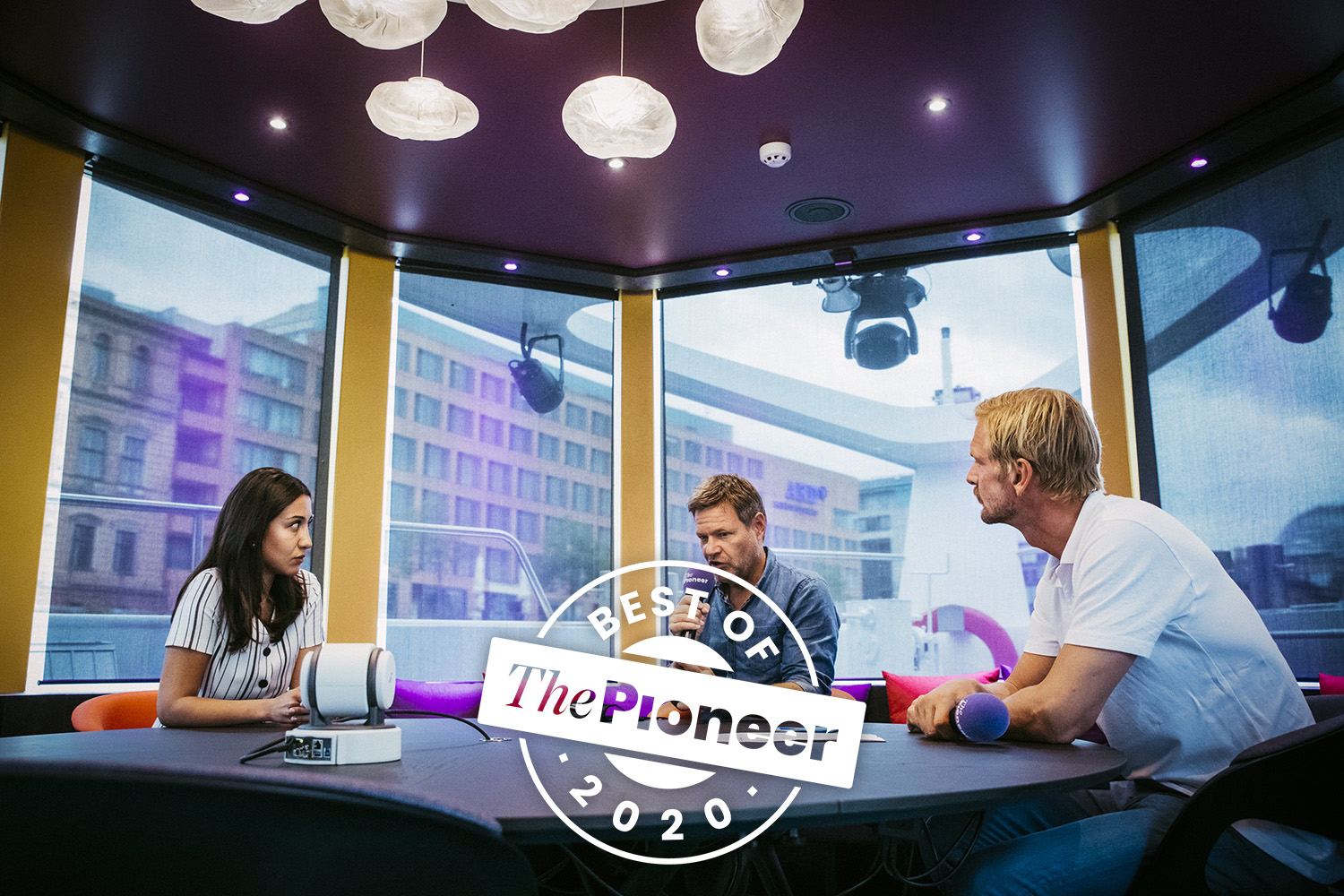 Robert Habeck zu Gast auf der Pioneer One