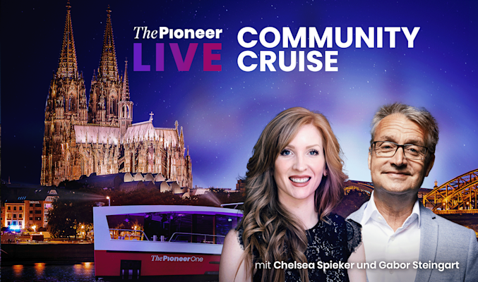 Community Cruise in Köln mit Gabor Steingart und Chelsea Spieker The
