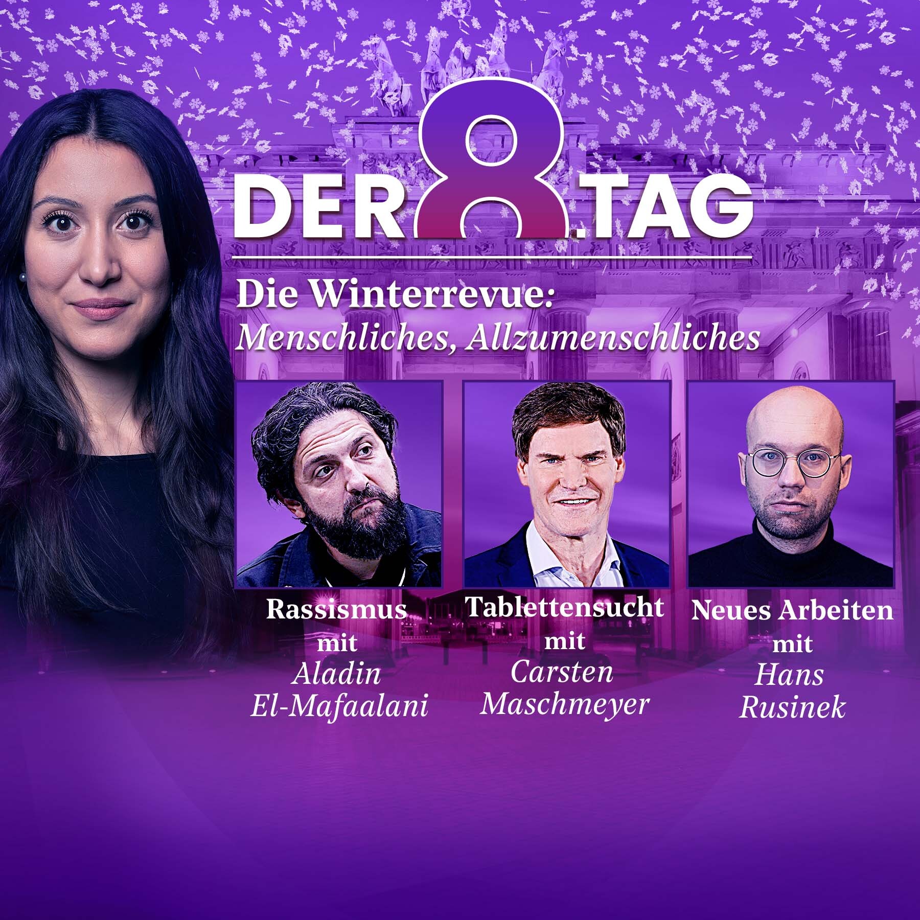 Alev Dogan und Aladin El-Mafaalani, Carsten Maschmeyer und Hans Rusinek